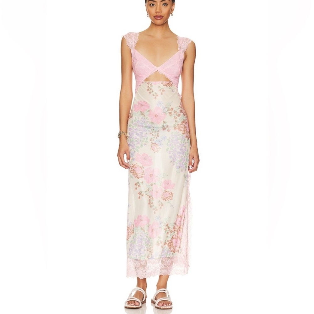 free people suddenly fine floral maxi dress